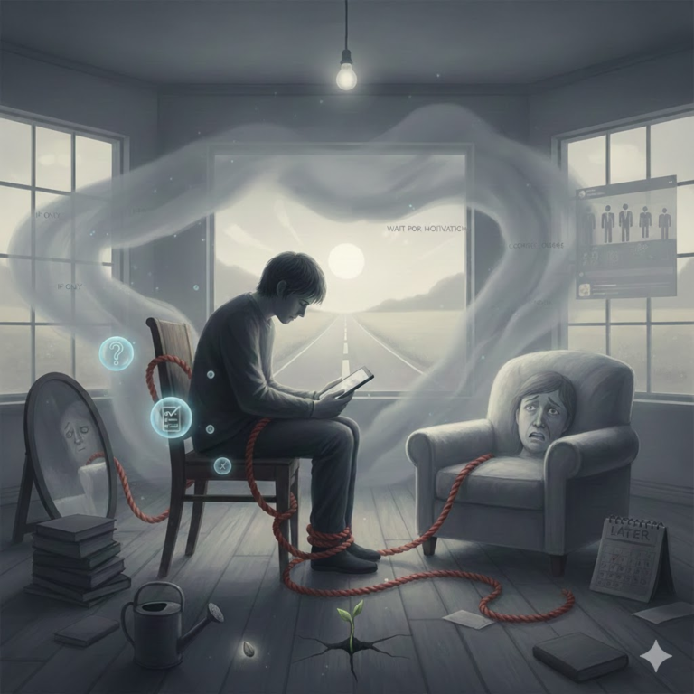 Hábitos silenciosos: razão pela qual você não sai do lugar