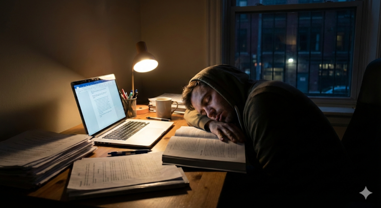 Rotina de estudos realista para quem trabalha e estuda à noite (sem se esgotar)